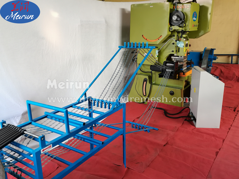 Barrier Razor Barbed Wire Fence Making Machine 