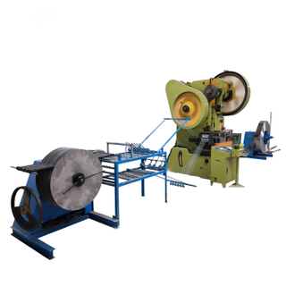 Razor blade barbed wire making machine