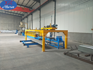 Automatic High Speed Guardrail Making Roll Forming Machine