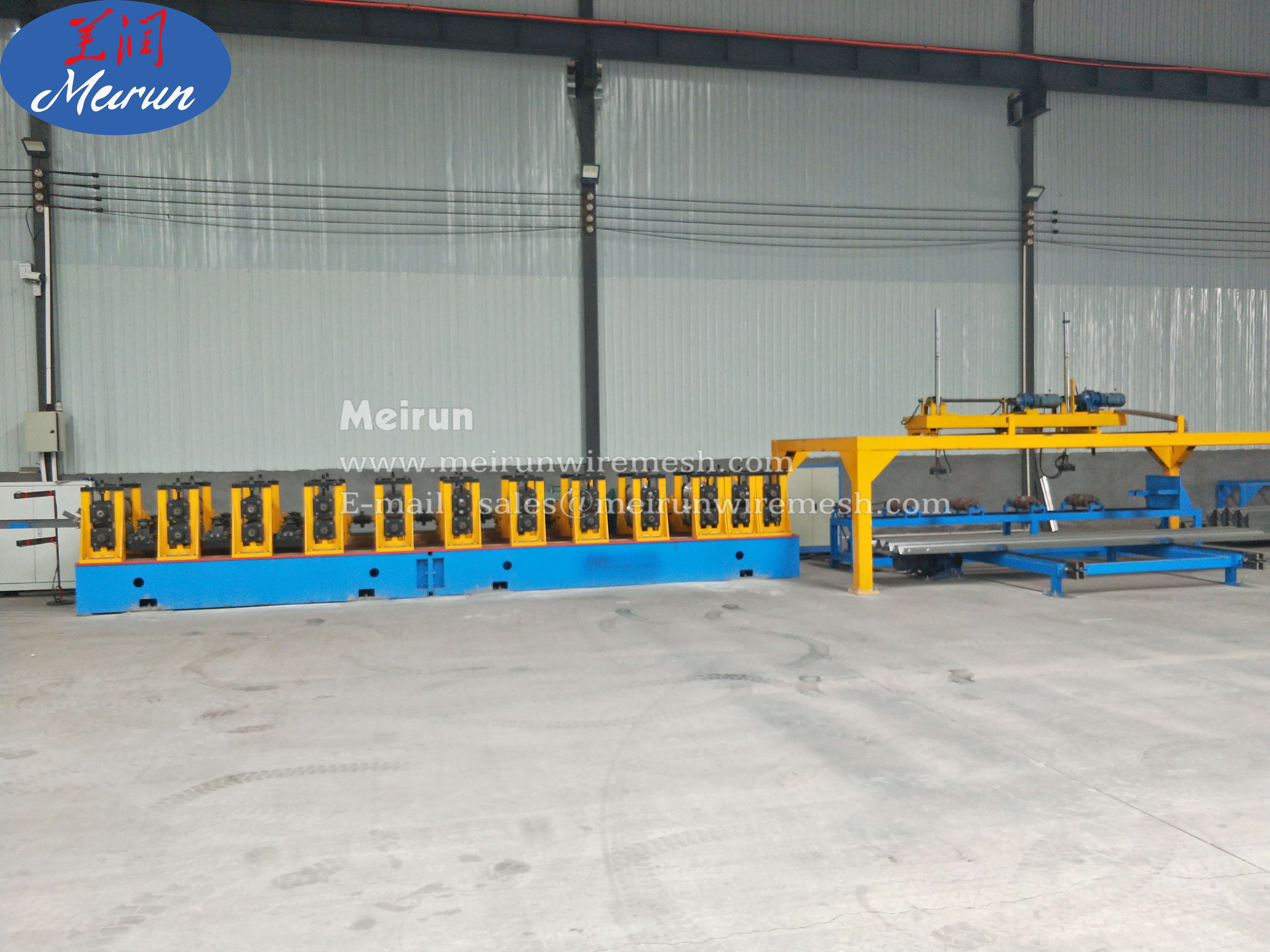 Automatic High Speed Guardrail Making Roll Forming Machine