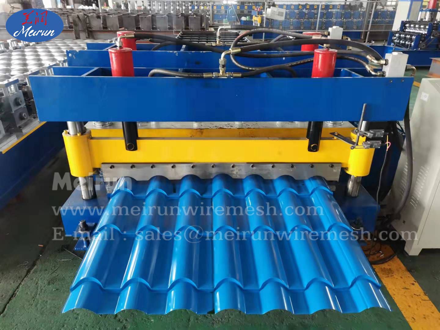 Bending Roof Construction Equipment Color Steel Plate Corrugated 