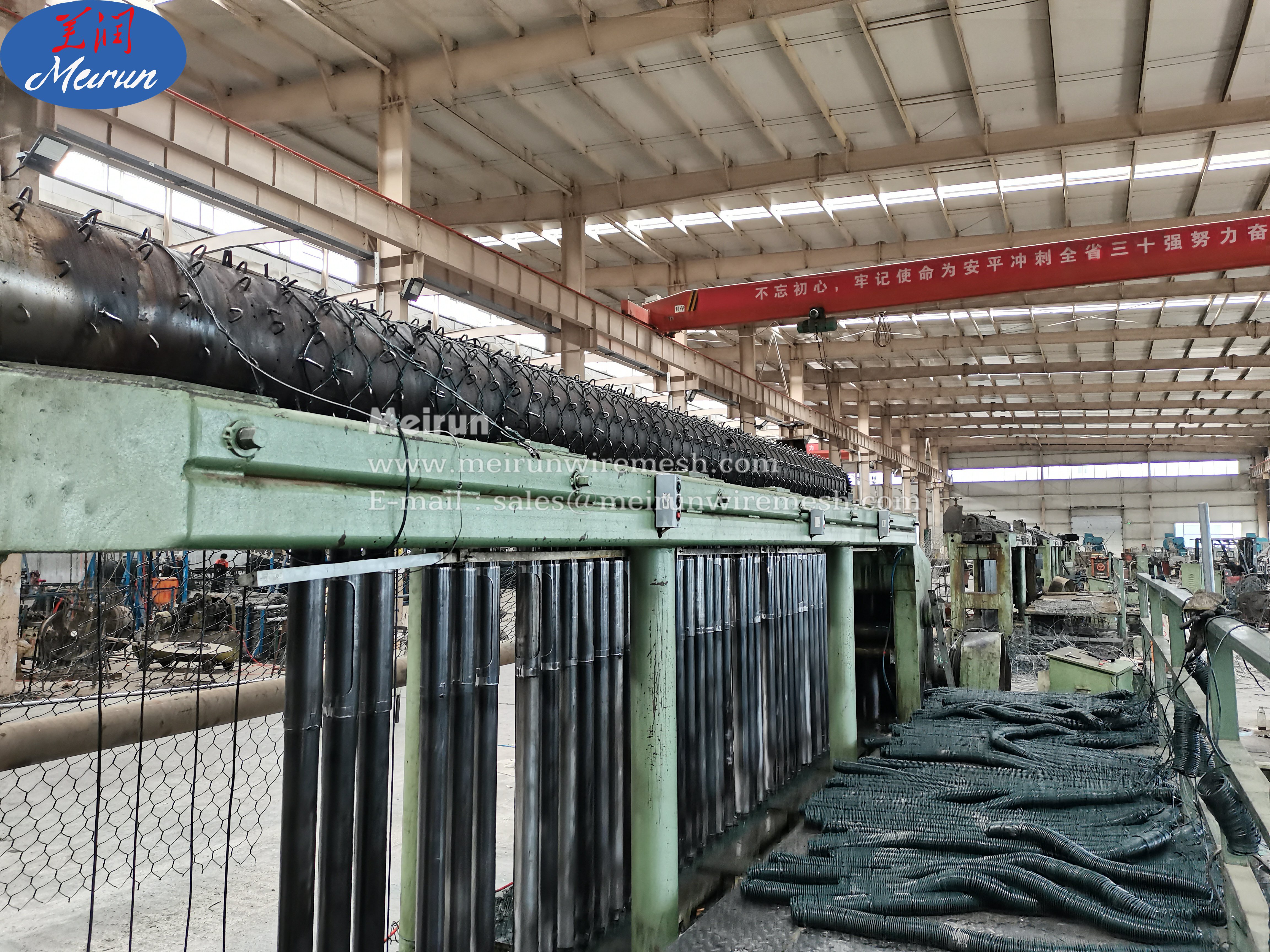 High Quality Gabion Box Machine/ Gabion Mesh Machine Used in Flood Control Flood Protection