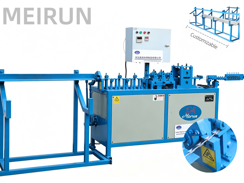 Hot Sale Straight-Line Razor Wire Making Machine for Blade Fence Building and Weleding