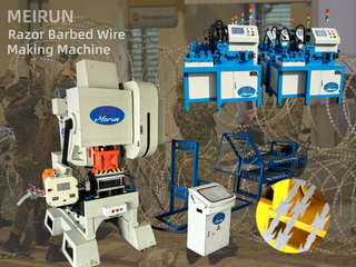High Speed Galvanized Barbed Wire & Razor Blade Making Machine Factory Direct