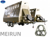 Mobile Security Barriers-Razor Wire Rapid Deployment Trailer with Automatic Recovery Function