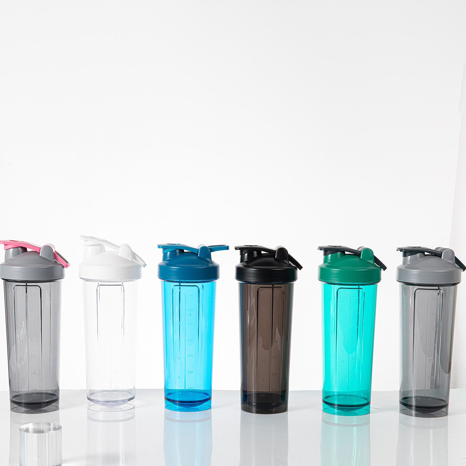 500ml 700ml Plastic Gym Protein Shaker Mixer Plastic Drink Bottle