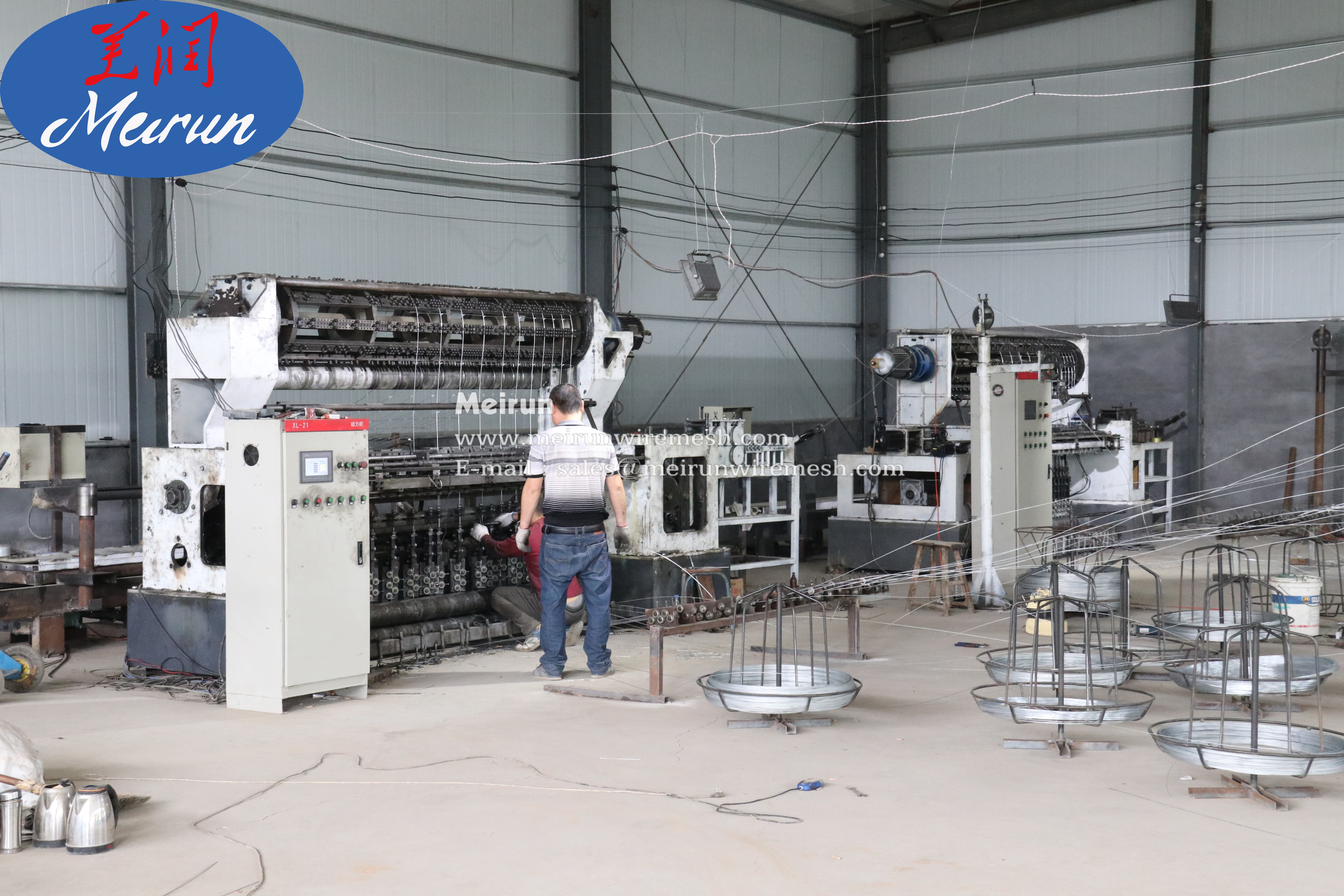 Fixed Knot Grassland Mesh Fence Making Machine