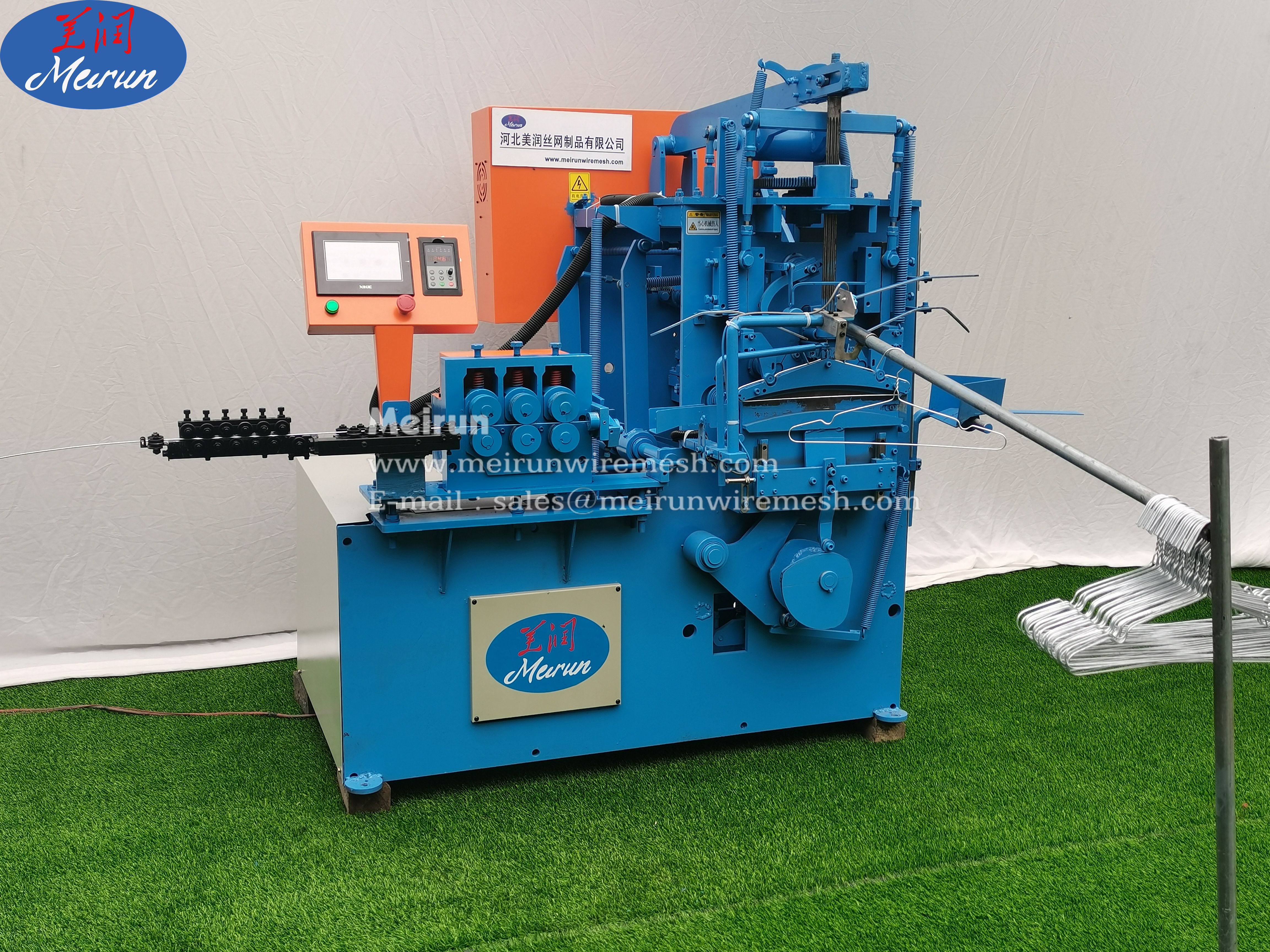 Automatic Cloth Hanger Making Machine Price 2-6mm Wire Diameter Spring Machine