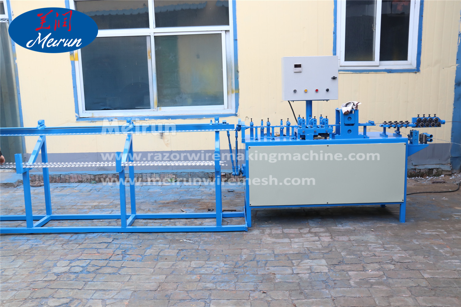 Barrier Razor Barbed Wire Welding Straight And Cutting Machine