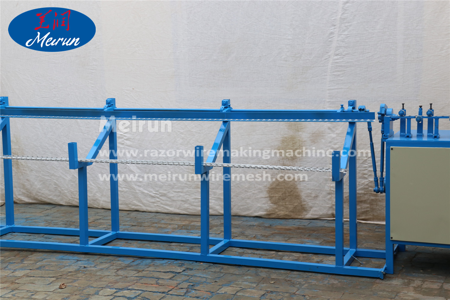 Barrier Razor Barbed Wire Welding Straight And Cutting Machine