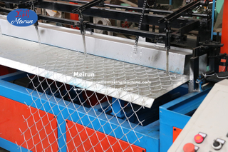 2-4m Diamond Mesh Automatic Chain Link Fence Making Machine