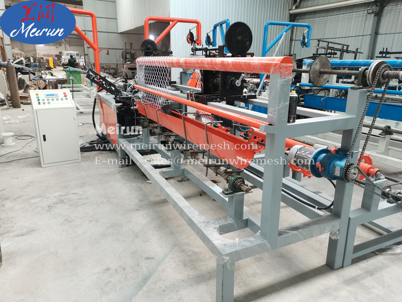 PVC Chain Link Fence Making Machine 