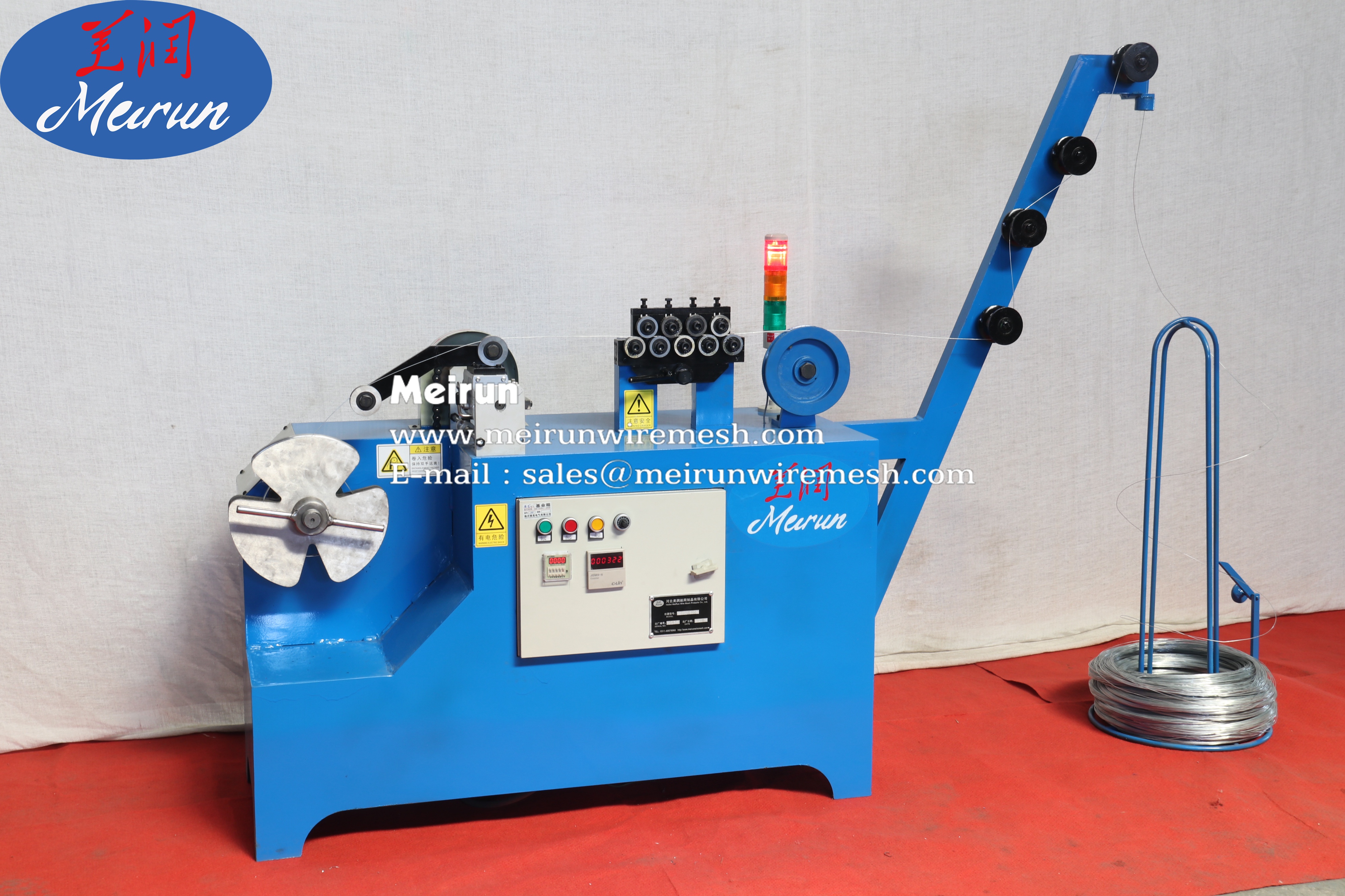 Galvanized Wire roller making machine send to Europe 