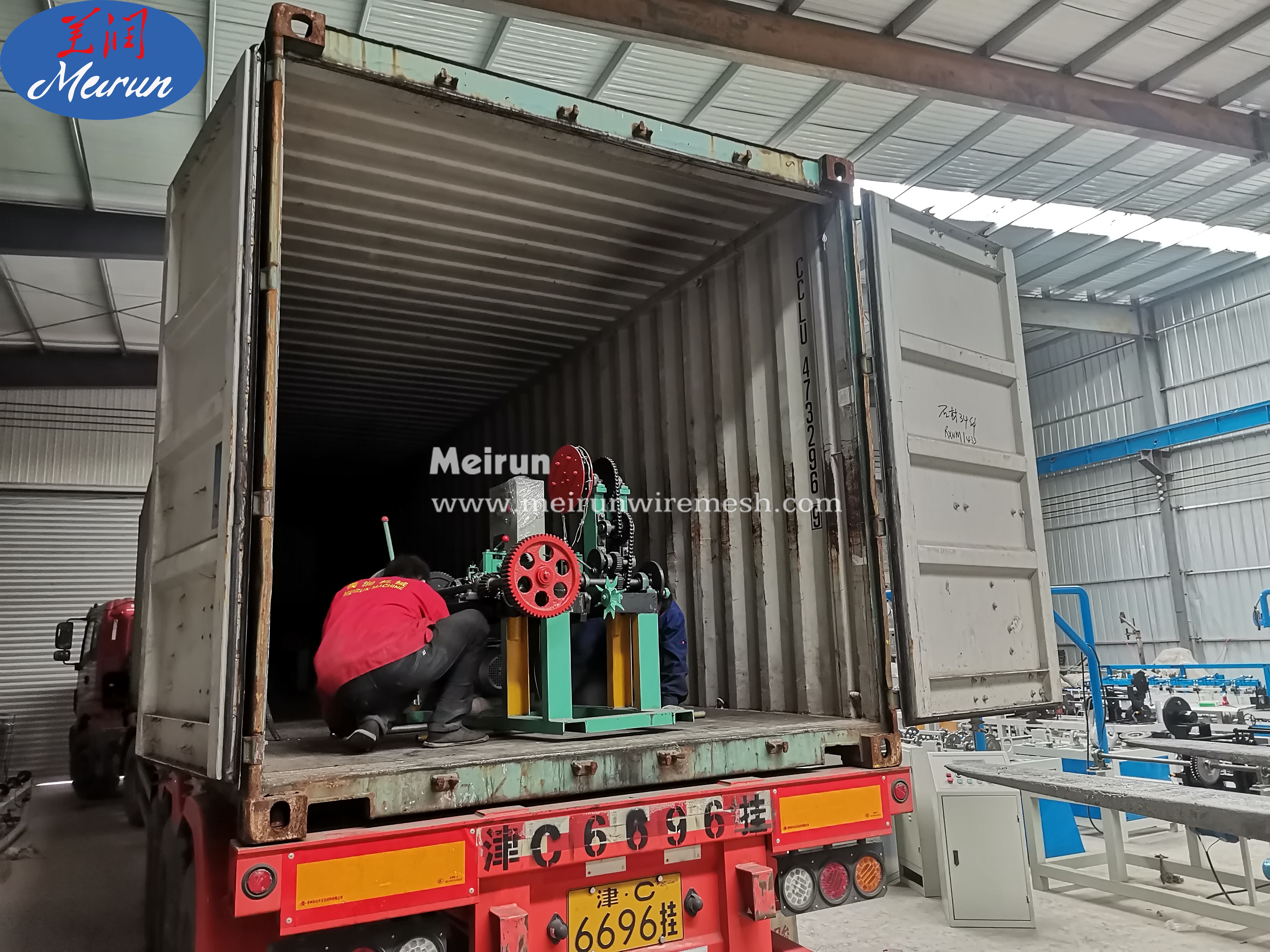  Positve And Negative Double Twisted Barbed Wire Making Machine
