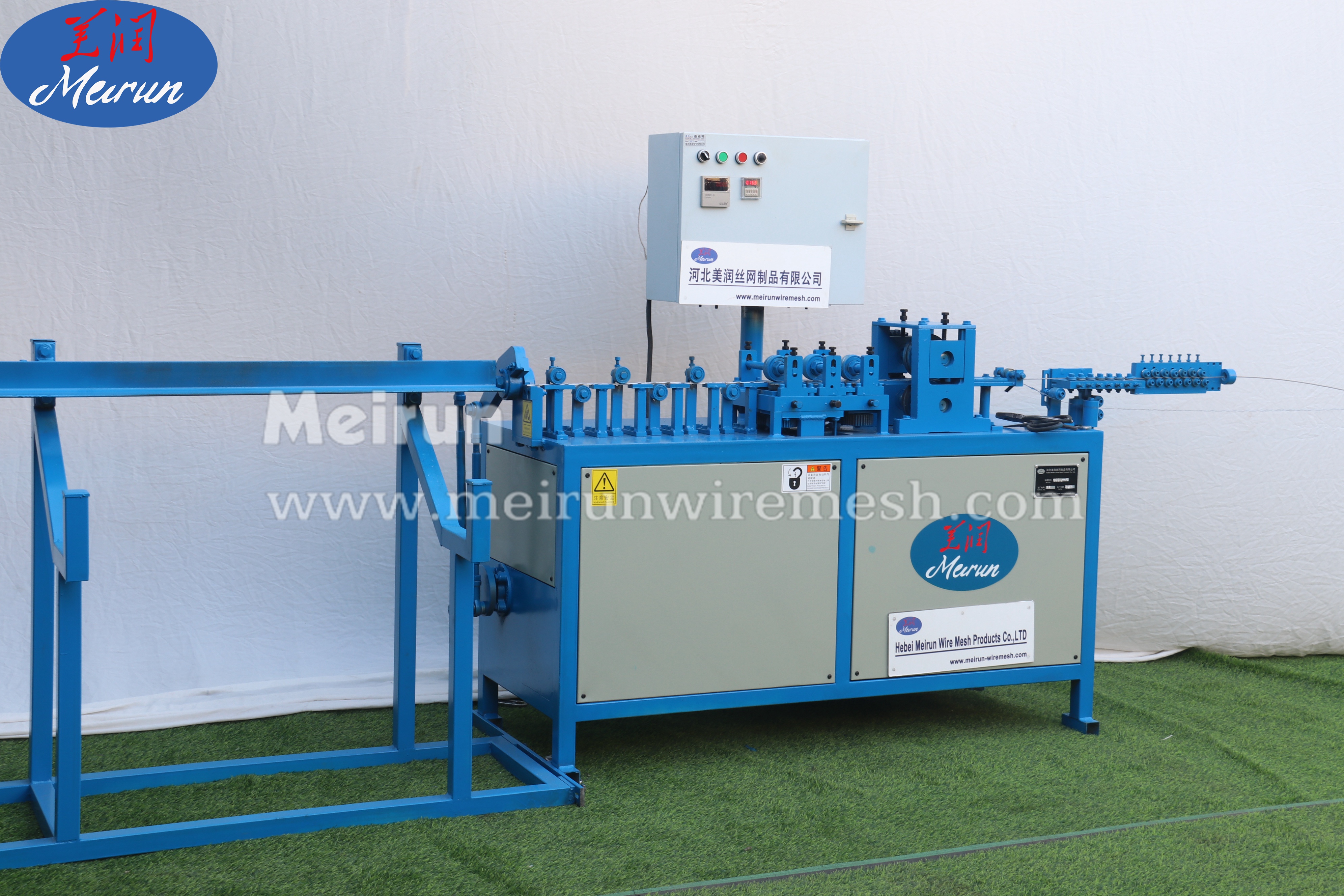 Eleven Strip Safety Razor Wire Mesh Welded Making Machine 