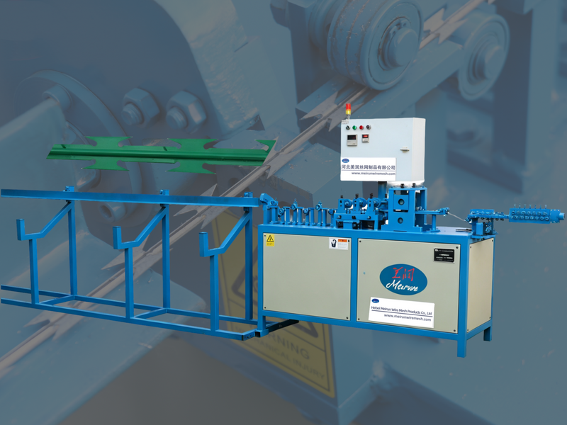 Galvanized Straight Type Razor Wire Making Machine Used for Razor Fence