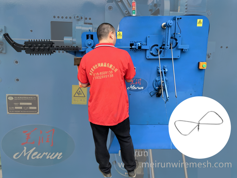 Hot Sale Traditional Butterfly Wall Wire Tie Making Machine with PLC Control System