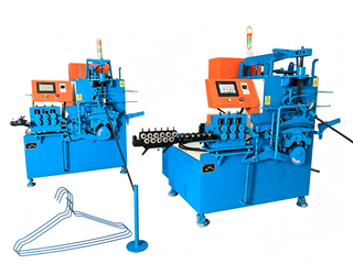 Integrated Anti Slip PVC Coated Metal Wire Clothes Hanger Forming Machine Customizable