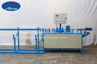 Welded Razor Wire Mesh Making Straightener Machine