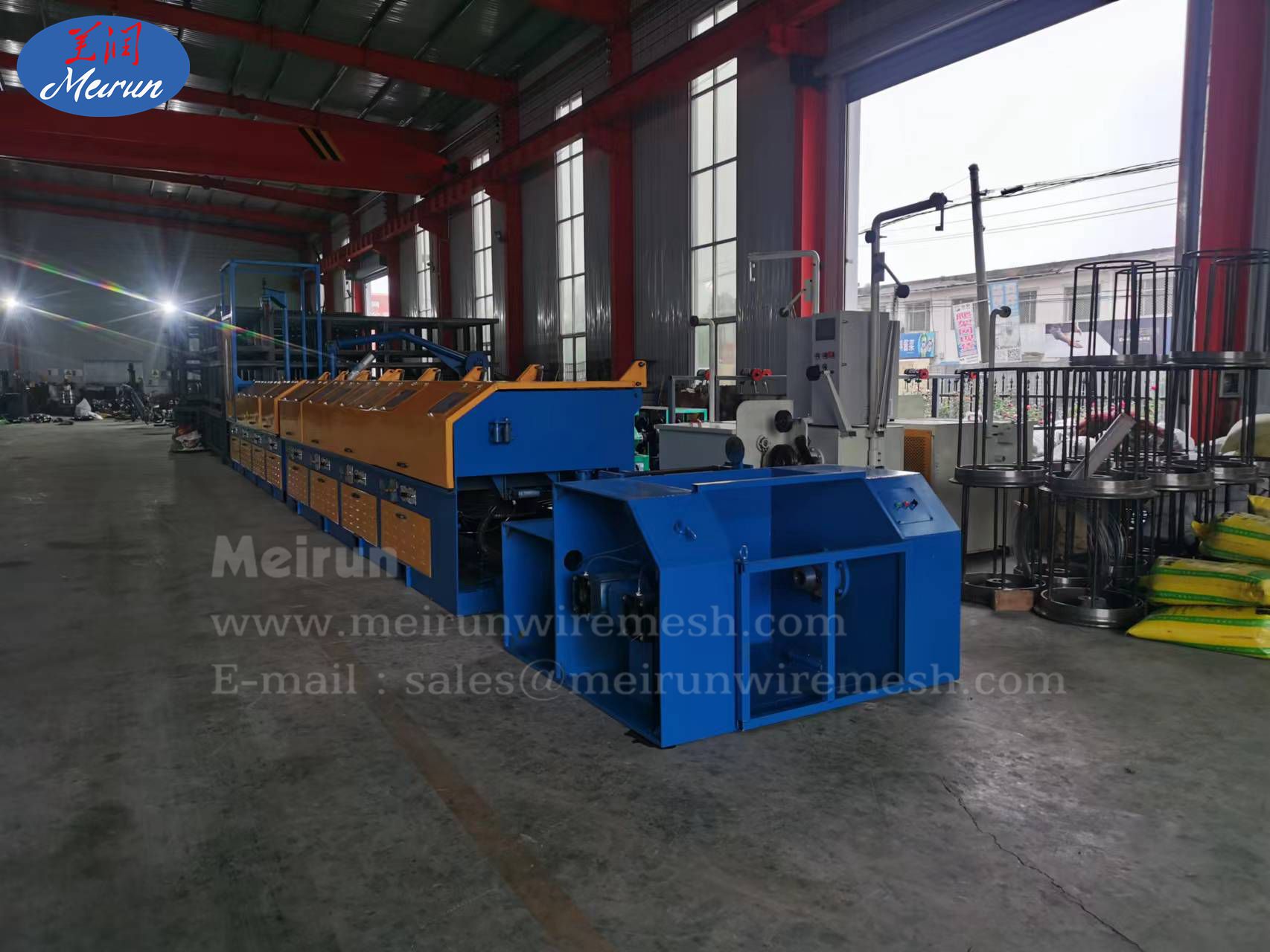  Continuous Straight Line Dry Type Wire Drawing Machine