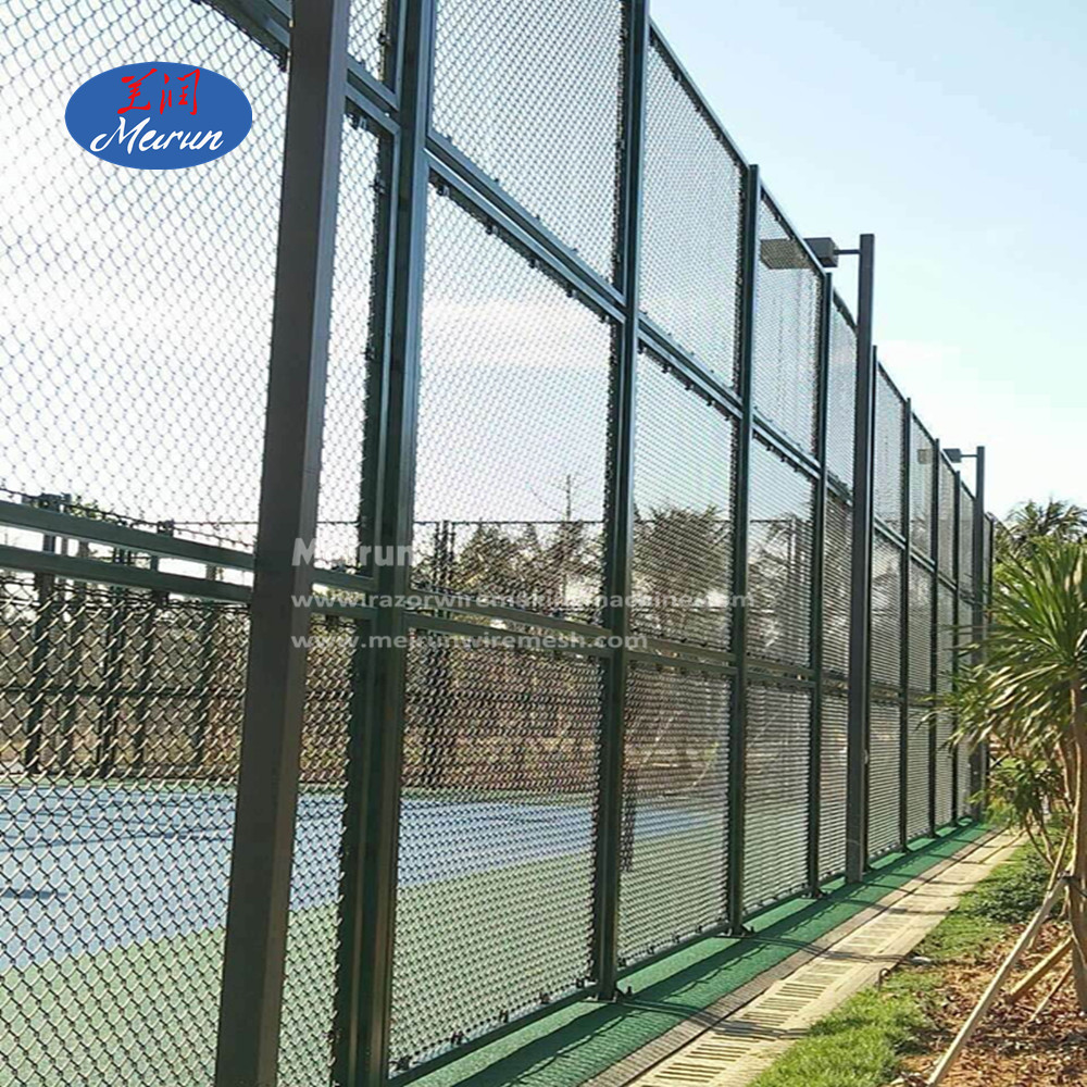 Stainles Diamond Chain Link Wire Mesh Fence