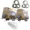 Reusable Razor Wire Trailer Deployment Suitable for Temporary Or Semi-Permanent Perimeters Protection