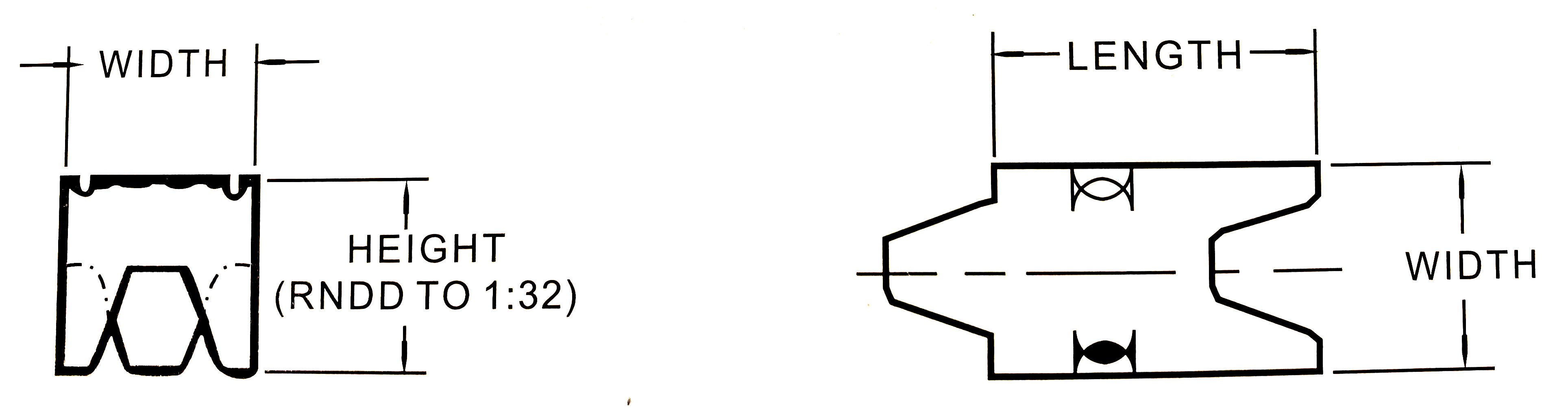 Hartco klambrite suurus