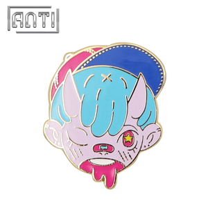 Cartoon Badge Pin Gold-plated Lapel Pin Enamel