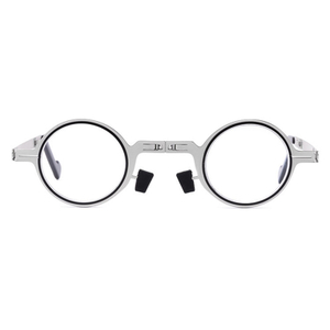 Blocking Reader Anti Blue Light Round Reading Glasses Foldable Ultra Thin Unisex Metal Eyeglasses