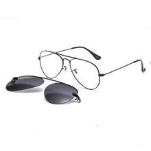 Magnetic Sunglasses Clip on for Men & Women UV400 Lens Clear Eyeglasses