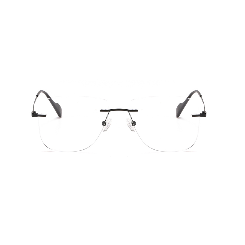 2 In 1 2020 Frameless Optical Frame Rimless Magnet Clip on Sunglasses Men Driving Detachable Lens Style Sun Glasses