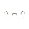 2 In 1 Optical Frame Rimless Magnet Clip on Sunglasses Men Driving Detachable Lens Style Sun Glasses