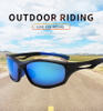 Custom Cycling Glasses Gafas Ciclismo Oversized PC UV400 Outdoor Sports Sunglasses New Design Flexible UV Protection Sun glasses