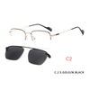 2 In1 Clip On Sunglasses Men Women Polarized Clip On Glasses Magnetic Sunglasses Optical Prescription Eyewear Frames Eyeglass