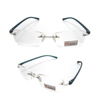 Unisex rimless TR90 temple slim reading glasses 
