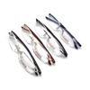 Rimless TR90 temple slim reading glasses for men 