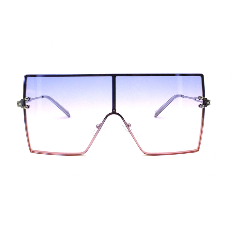 Newest 2022 Designer Big Cool Vogue Frame Square Outdoor Sun Metal Sunglasses