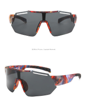 Half Frame Colorful Design Polarized Cycling Sports Sunglasses