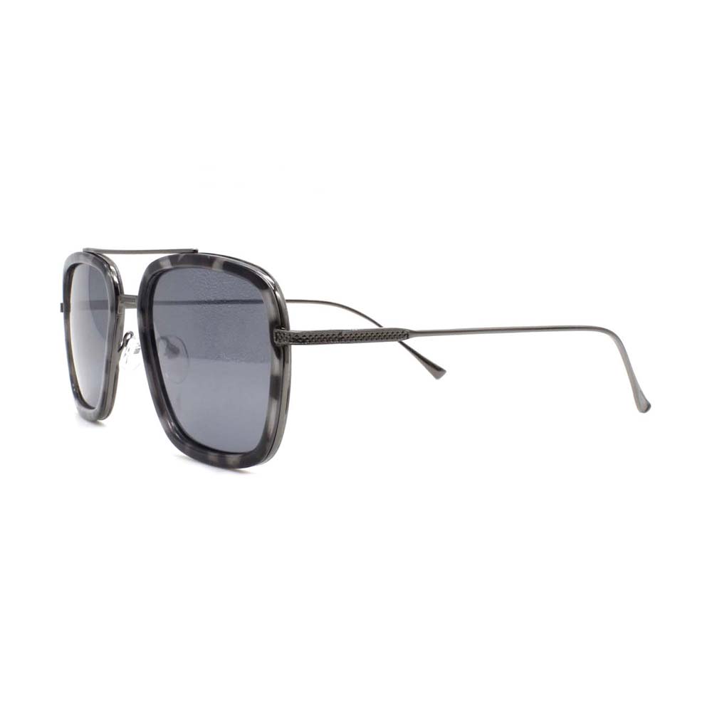 High Quality Polarized Lens Oversized Plastic with Metal Temples Sports Aviator Sunglasses for Men