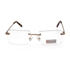 New Design Wholesale Rimless Eyewear Gold Eyeglasses Women Men Frameless Optical Frames