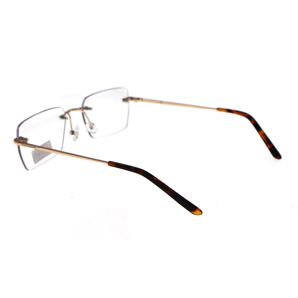 Rectangular Rimless Glasses Frames High Quality Men's Eyewear Eyeglasses Frame