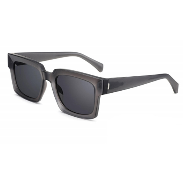 Acetate Sunglasses Polarized Shade Square Unisex