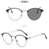 Metal Round Optical Anti Blue Light Blocking Glasses Women Sun Glass Men Photochromic Eyeglasses Frame