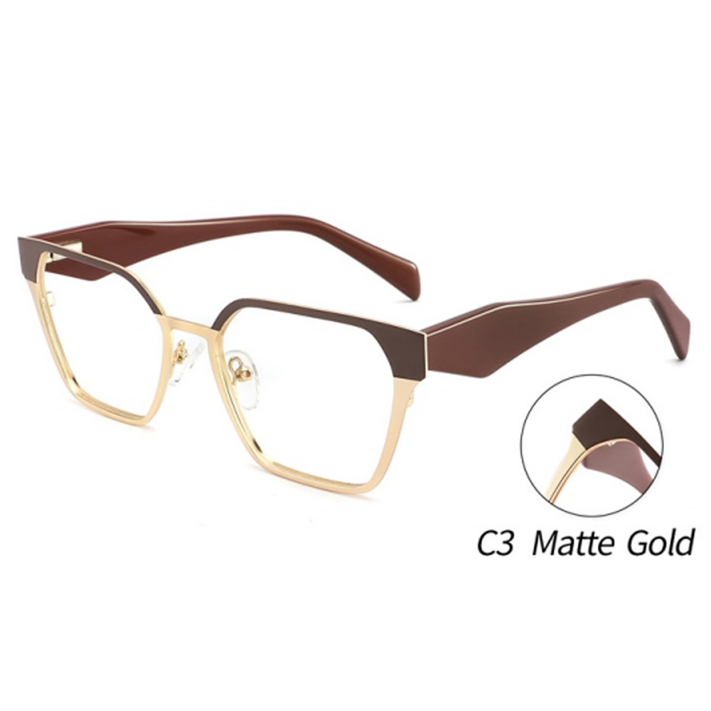 DILICN 2023 New Fashion Acetate Optical Frame Model YD1106 Irregular frames Same style as Prada