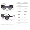 Children's polarized sunglasses TR90 transparent butterfly frame