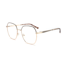 Women Optical spectacle Blue Light Glasses Metal Cat Eye Optical Eyeglasses Frame