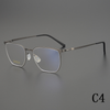 2024 new business retro pure titanium full frame ultra light men's optical frame