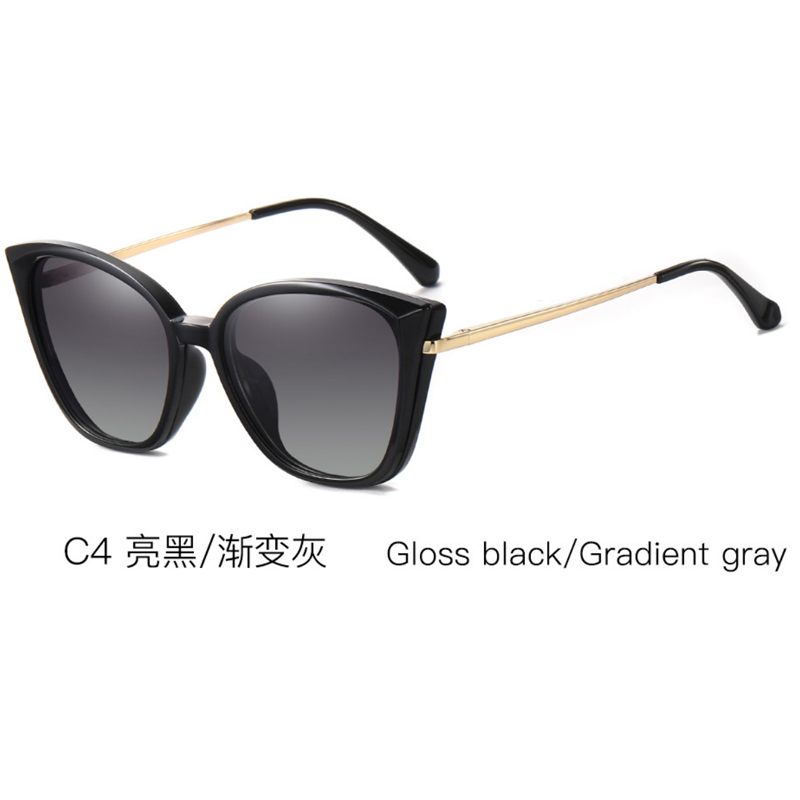 DILICN New Magnetic Clip Glasses, Polarized Lenses, Anti-Blue Light Glasses Fashion Glasses TR Materiale 91521