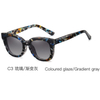 DILICN New 2023 Magnetic Clip Optical Frame, Polarized Lenses, Anti-Blue Light Glasses Fashion Glasses TR Materiale 82041