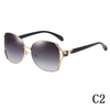2024 new fashion simple and lightweight large frame women's polarizing sunglasses